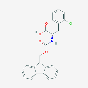molecular formula C24H20ClNO4 B557957 Fmoc-2-氯-D-苯丙氨酸 CAS No. 205526-22-3