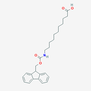 molecular formula C26H33NO4 B557995 Fmoc-11-aminoundecanoic acid CAS No. 88574-07-6