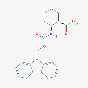 molecular formula C22H23NO4 B558002 (1S,2R)-2-((((9H-Fluoren-9-yl)methoxy)carbonyl)amino)cyclohexanecarboxylic acid CAS No. 194471-85-7