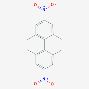 molecular formula C16H12N2O4 B055801 2,7-Dinitro-4,5,9,10-tetrahydropyrene CAS No. 117929-13-2