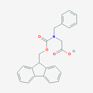 molecular formula C24H21NO4 B558014 2-((((9H-芴-9-基)甲氧羰基)(苄基)氨基)乙酸 CAS No. 141743-13-7
