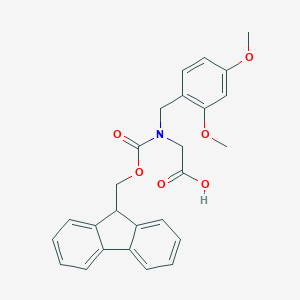 molecular formula C26H25NO6 B558016 Fmoc-N-(2,4-二甲氧基苄基)-Gly-OH CAS No. 166881-42-1