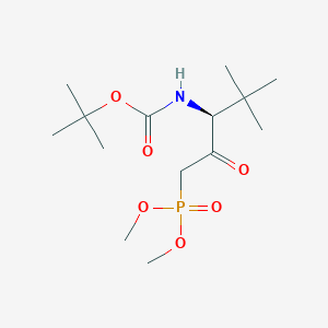 Dimethyl((3S)-4,4-dimethyl-3-(boc-amino)-2-oxopentyl)-phosphonate