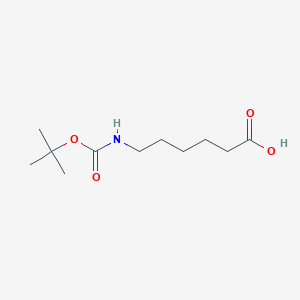 molecular formula C11H21NO4 B558030 6-[(Tert-butoxycarbonyl)amino]hexanoic acid CAS No. 6404-29-1