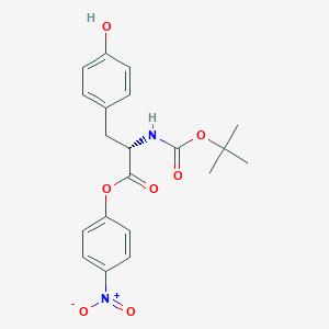 molecular formula C20H22N2O7 B558038 Boc-tyr-onp CAS No. 20866-55-1