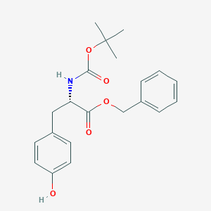 molecular formula C21H25NO5 B558039 (S)-Benzyl 2-((tert-butoxycarbonyl)amino)-3-(4-hydroxyphenyl)propanoate CAS No. 19391-35-6