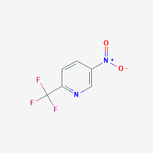 molecular formula C6H3F3N2O2 B055804 5-Nitro-2-(trifluoromethyl)pyridine CAS No. 116470-66-7