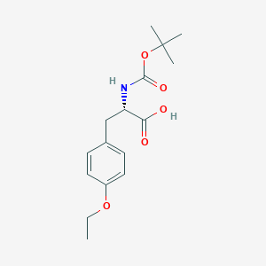 molecular formula C16H23NO5 B558041 Boc-O-ethyl-L-tyrosine CAS No. 76757-91-0