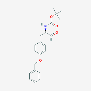 molecular formula C21H25NO4 B558043 [(S)-4-Benzyloxy-alpha-formylphenethyl]carbamic acid tert-butyl ester CAS No. 82689-15-4