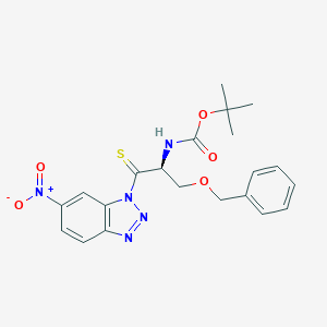 molecular formula C21H23N5O5S B558055 Boc-ThionoSer(Bzl)-1-(6-nitro)benzotriazolide CAS No. 184951-89-1