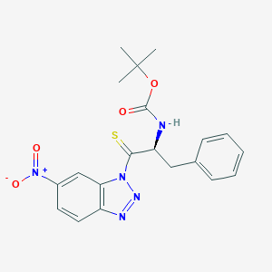 molecular formula C20H21N5O4S B558056 Boc-ThionoPhe-1-(6-nitro)benzotriazolide CAS No. 184951-87-9