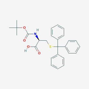 molecular formula C27H29NO4S B558061 Boc-Cys(Trt)-OH CAS No. 21947-98-8