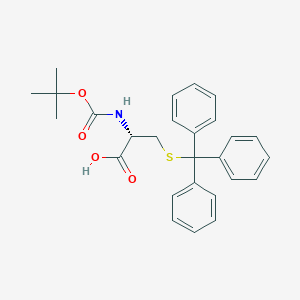 molecular formula C27H29NO4S B558063 Boc-d-cys(trt)-oh CAS No. 87494-13-1