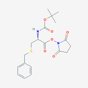 molecular formula C19H24N2O6S B558076 Boc-半(bzl)-osu CAS No. 3401-33-0