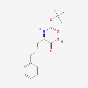 molecular formula C15H21NO4S B558077 Boc-S-benzyl-L-cysteine CAS No. 5068-28-0