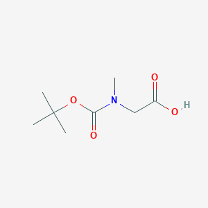 molecular formula C8H15NO4 B558079 Glycine, N-[(1,1-dimethylethoxy)carbonyl]-N-methyl- CAS No. 13734-36-6