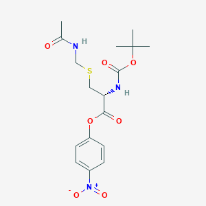 molecular formula C17H23N3O7S B558082 Boc-Cys(Acm)-ONp CAS No. 58651-76-6