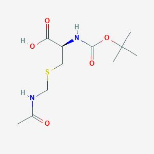 molecular formula C11H20N2O5S B558083 S-(acetamidomethyl)-N-(tert-butoxycarbonyl)-L-cysteine CAS No. 19746-37-3