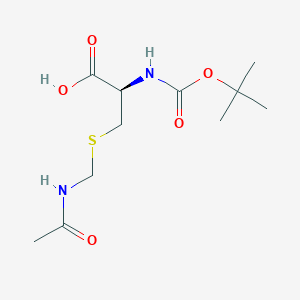 molecular formula C11H20N2O5S B558083 S-(Acetamidomethyl)-N-(tert-butoxycarbonyl)-L-cysteine CAS No. 19746-37-3