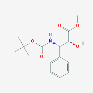 molecular formula C15H21NO5 B558088 Methyl (2R,3S)-3-(tert-butoxycarbonylamino)-2-hydroxy-3-phenylpropionate CAS No. 124605-42-1