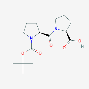 molecular formula C15H24N2O5 B558090 Boc-Pro-Pro-OH CAS No. 15401-08-8
