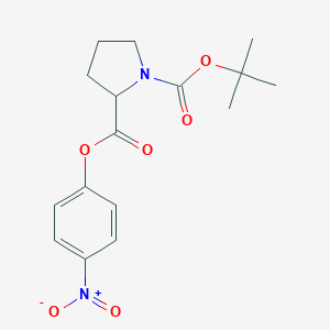 molecular formula C16H20N2O6 B558091 Boc-pro-onp CAS No. 28310-65-8