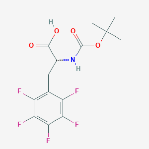 molecular formula C14H14F5NO4 B558103 Boc-D-Pentafluorophenylalanine CAS No. 136207-26-6