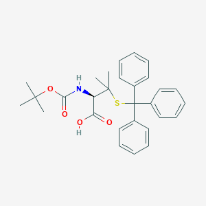 molecular formula C29H33NO4S B558104 Boc-pen(trt)-OH CAS No. 135592-13-1