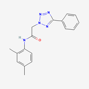 molecular formula C17H17N5O B5581108 N~1~-(2,4-DIMETHYLPHENYL)-2-(5-PHENYL-2H-1,2,3,4-TETRAAZOL-2-YL)ACETAMIDE 