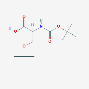 molecular formula C12H23NO5 B558124 Boc-Ser(tBu)-OH CAS No. 13734-38-8