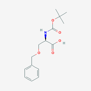 molecular formula C15H21NO5 B558127 N-Boc-O-benzyl-D-serine CAS No. 47173-80-8
