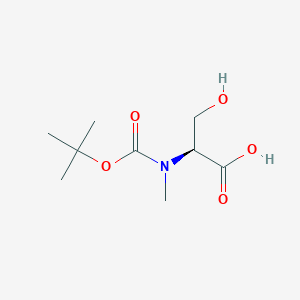 molecular formula C9H17NO5 B558133 Boc-N-Me-Ser-OH CAS No. 101772-29-6