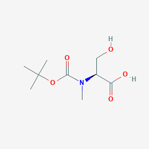 molecular formula C9H17NO5 B558133 Boc-N-methyl-L-serine CAS No. 101772-29-6