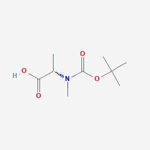 molecular formula C9H17NO4 B558136 Boc-N-Me-Ala-OH CAS No. 16948-16-6