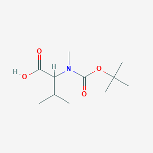 molecular formula C11H21NO4 B558147 Boc-N-Me-Dl-Val-Oh CAS No. 13850-91-4