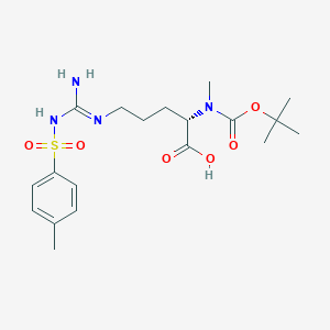 molecular formula C19H30N4O6S B558151 Boc-N-Me-Arg(Tos)-OH CAS No. 108695-16-5