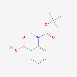 B558154 2-((tert-Butoxycarbonyl)(methyl)amino)benzoic acid CAS No. 141871-02-5