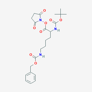 molecular formula C23H31N3O8 B558162 Boc-Lys(Z)-OSu CAS No. 34404-36-9