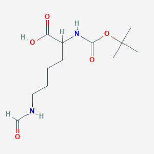 B558169 (S)-2-((tert-Butoxycarbonyl)amino)-6-formamidohexanoic acid CAS No. 2483-47-8