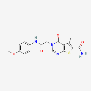 molecular formula C17H16N4O4S B5581706 MFCD07392536 