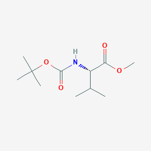 molecular formula C12H25NO3 B558183 (S)-Methyl 2-((tert-butoxycarbonyl)amino)-3-methylbutanoate CAS No. 58561-04-9