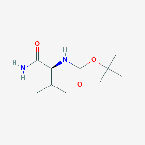 molecular formula C10H20N2O3 B558184 (S)-tert-Butyl (1-amino-3-methyl-1-oxobutan-2-yl)carbamate CAS No. 35150-08-4