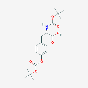 molecular formula C19H27NO7 B558193 Boc-tyr(boc)-OH CAS No. 20866-48-2
