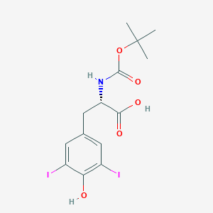 molecular formula C14H17I2NO5 B558194 Boc-3,5-diiodo-L-tyrosine CAS No. 62129-53-7