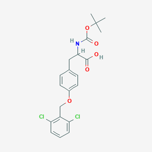 molecular formula C21H23Cl2NO5 B558196 Boc-tyr(2,6-DI-CL-bzl)-OH CAS No. 40298-71-3