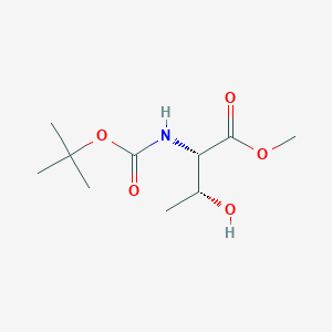 molecular formula C10H19NO5 B558204 (2S,3R)-Methyl 2-((tert-butoxycarbonyl)amino)-3-hydroxybutanoate CAS No. 79479-07-5