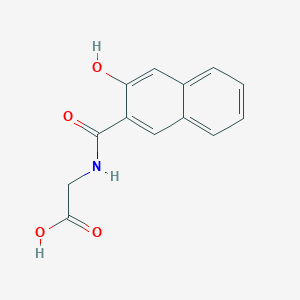 molecular formula C13H11NO4 B5582071 Glycine, N-[(3-hydroxy-2-naphthalenyl)carbonyl]- CAS No. 613653-52-4
