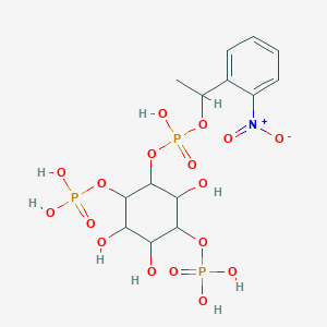 molecular formula C14H22NO17P3 B055822 Caged insp3 CAS No. 119147-21-6