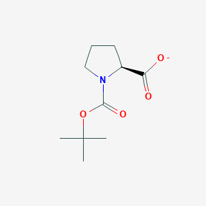 molecular formula C10H16NO4- B558224 Boc-L-脯氨酸 CAS No. 15761-39-4