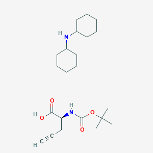 molecular formula C22H38N2O4 B558229 Boc-L-Pra-OH (DCHA) CAS No. 63039-49-6
